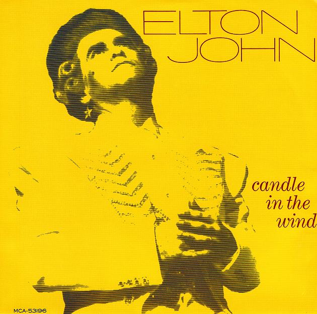 Gary's 45 Picture Sleeves Candle In The Wind, Elton John, 1987