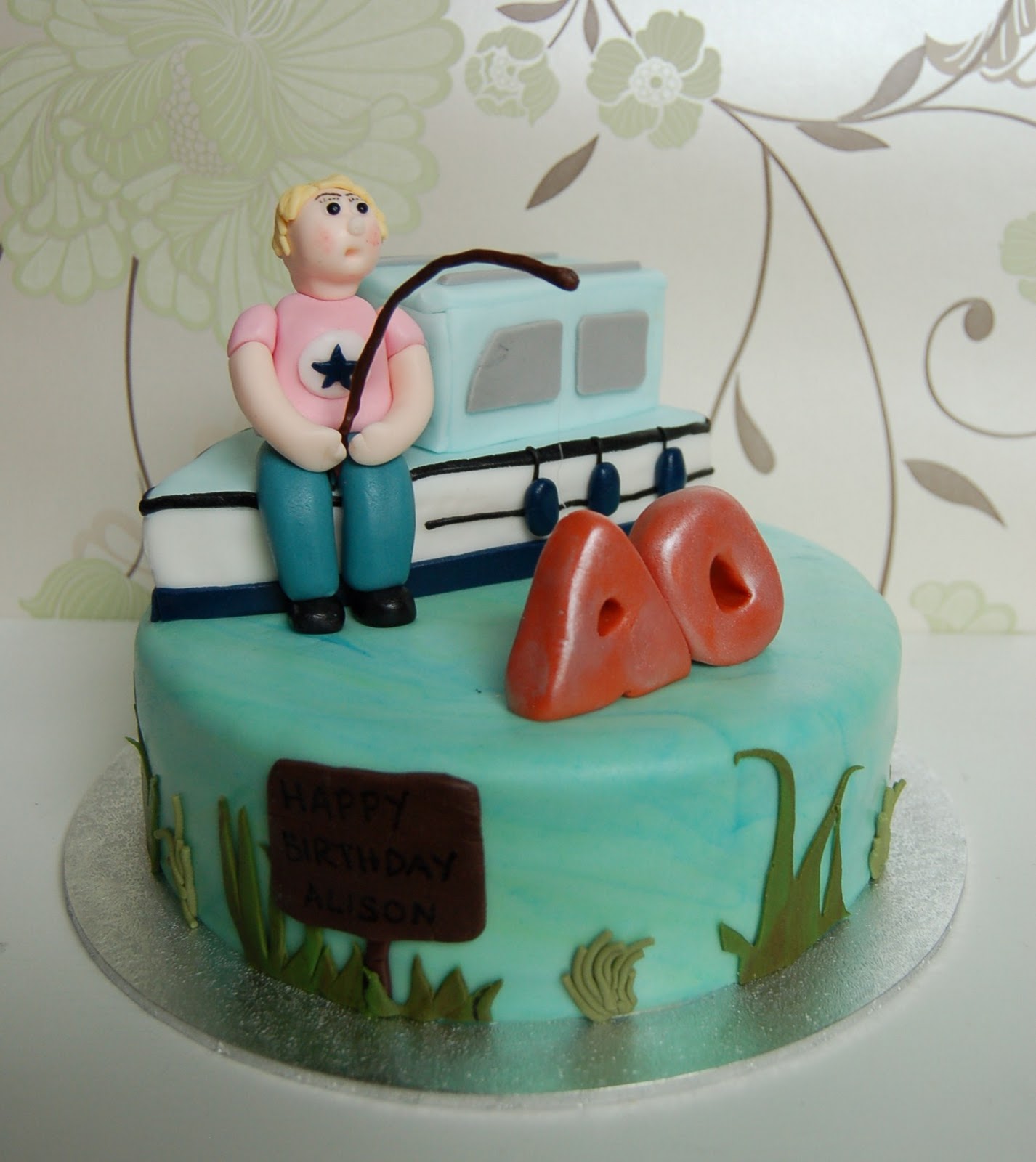 Brighton Baker Fishing Boat Cake here's how I did it...