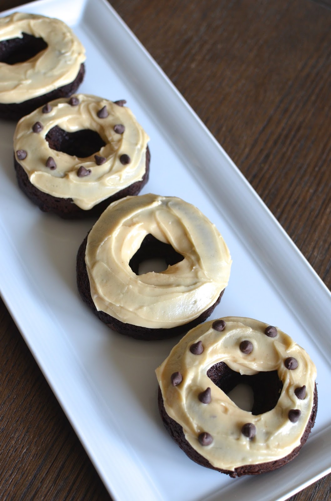 Playing with Flour Baked chocolate chocolatechip donuts
