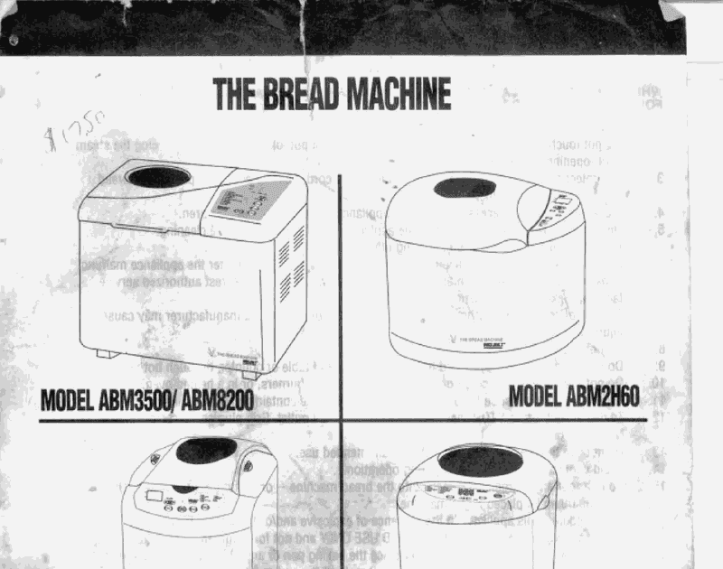 welbilt bread machine instruction manual