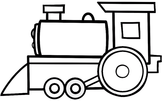 Mewarnai Gambar Kereta Api - 7 Mewarnai Gambar Kereta Api - 7