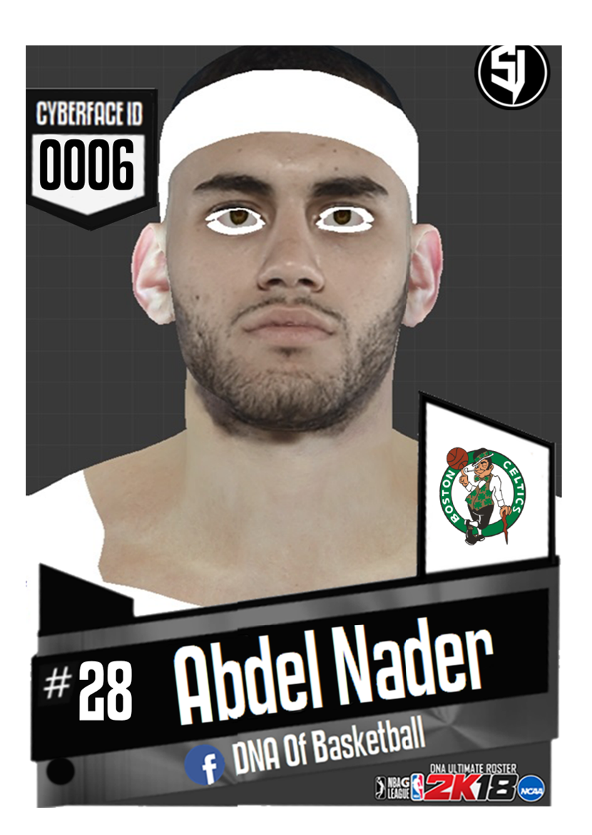 NBA 2K18 Abdel Nader Cyberface by Shuajota Shuajota