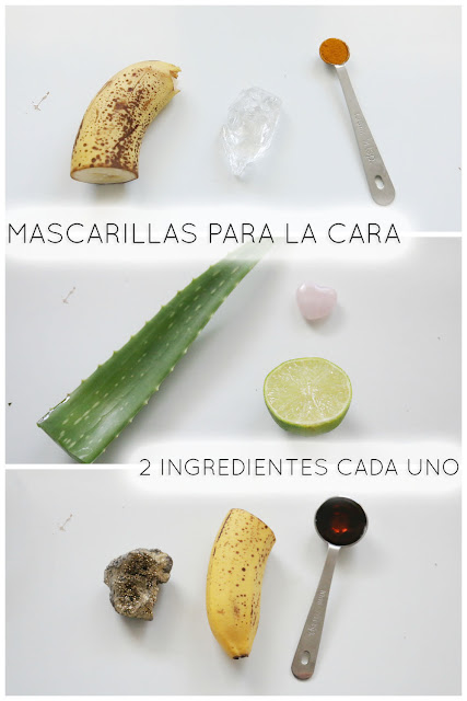 Mascarillas para la cara, acne, quitar manchas, piel seca