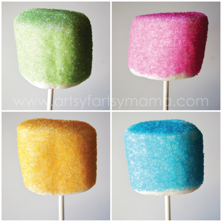Sugar Marshmallow Pops
