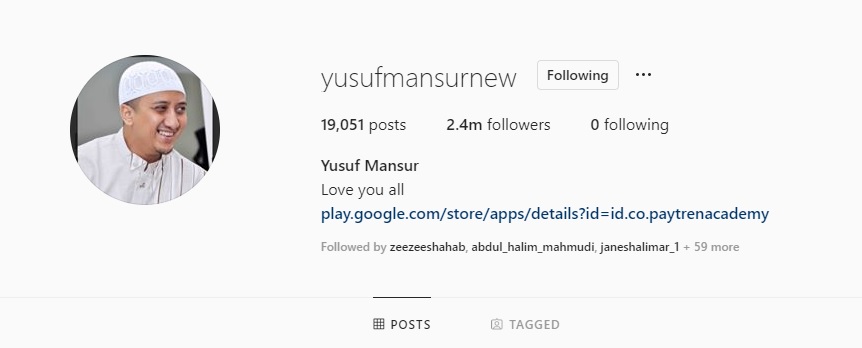 Yusuf Mansur Ramai Disebut Unfollow Uas Ahmad Alhabsyi Untung