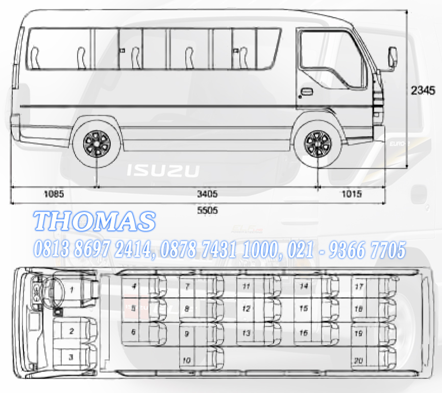ISUZU ELF NKR 55 LWB TRUCK ISUZU