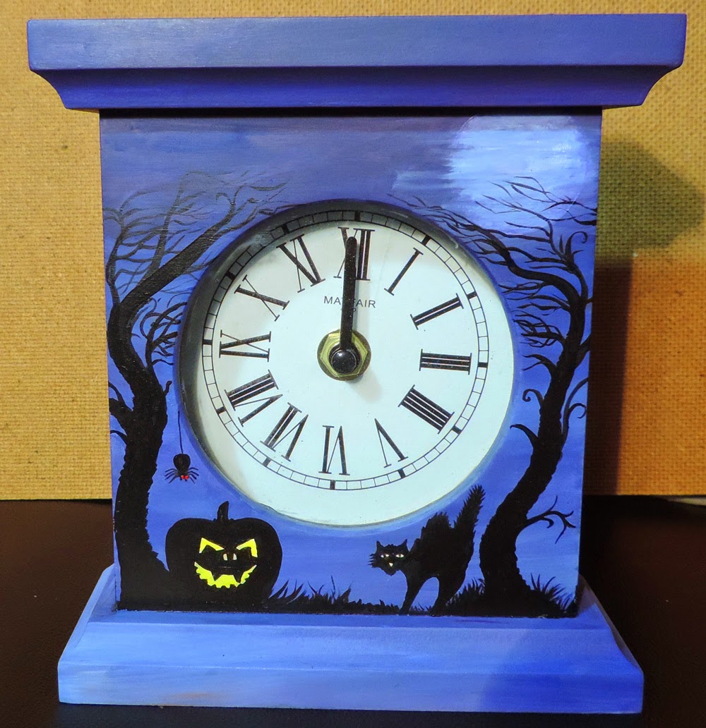 Wise Woman Craft Creepy clocks for Halloween