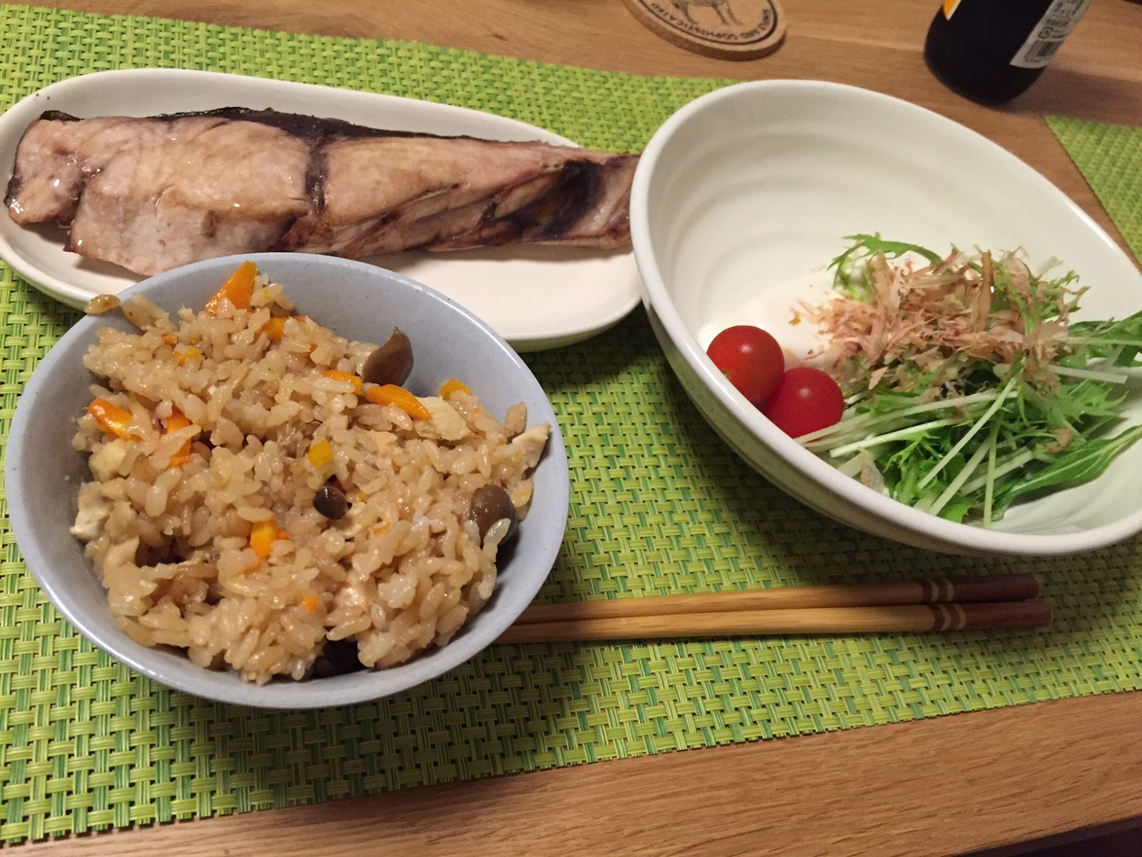 Spending time with my wife in Japan Homemade Japanese Mix & Steamed