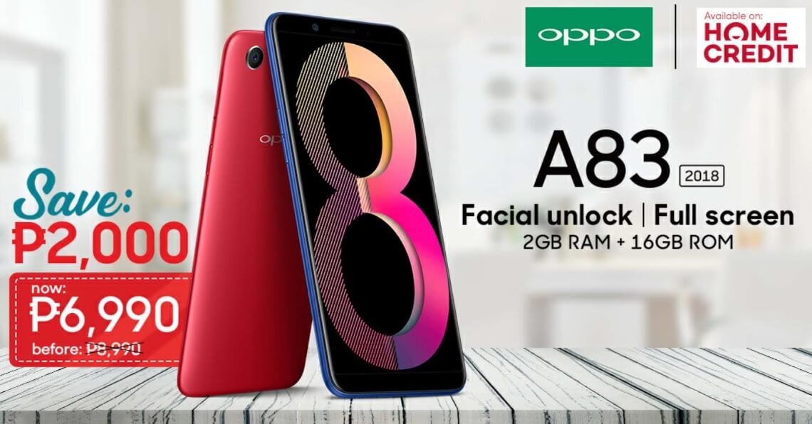 OPPO A83 2018 Now Only Php6,990