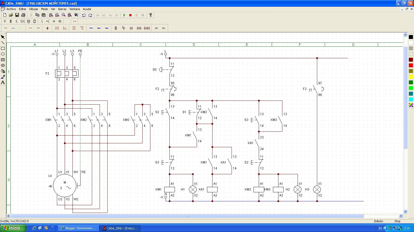 Mantenimiento Electrico Industrial: Diagrama de Potencia Y de Control