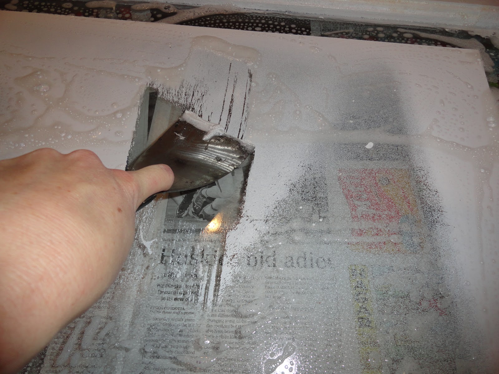 How to get paint off of a window
