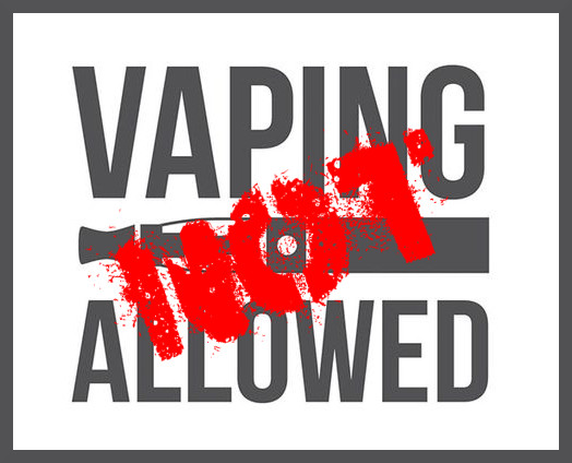 Vaping Not Allowed on Planes, Trains and Cars