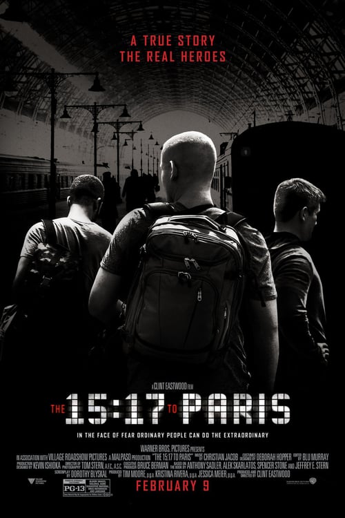 Descargar 15:17 Tren a París 2018 Blu Ray Latino Online