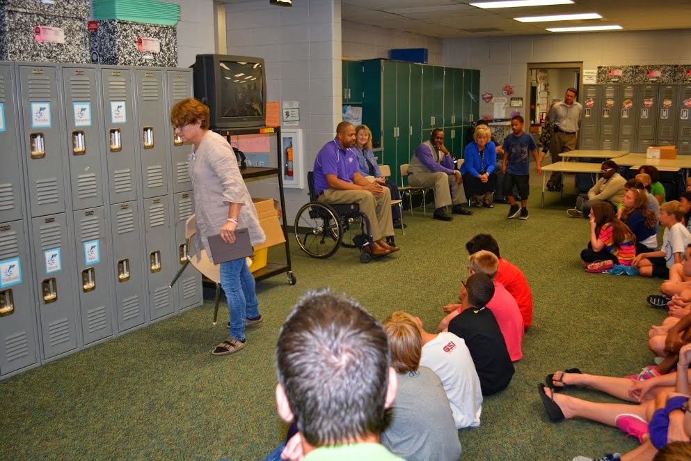 Billy's Walk Again Blog Frank V. Bergman Elementary School, Speaking