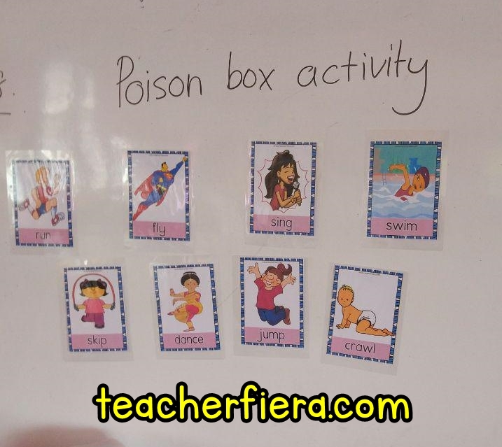 POISON BOX (ACTION VERBS) YEAR 2 UNIT 8