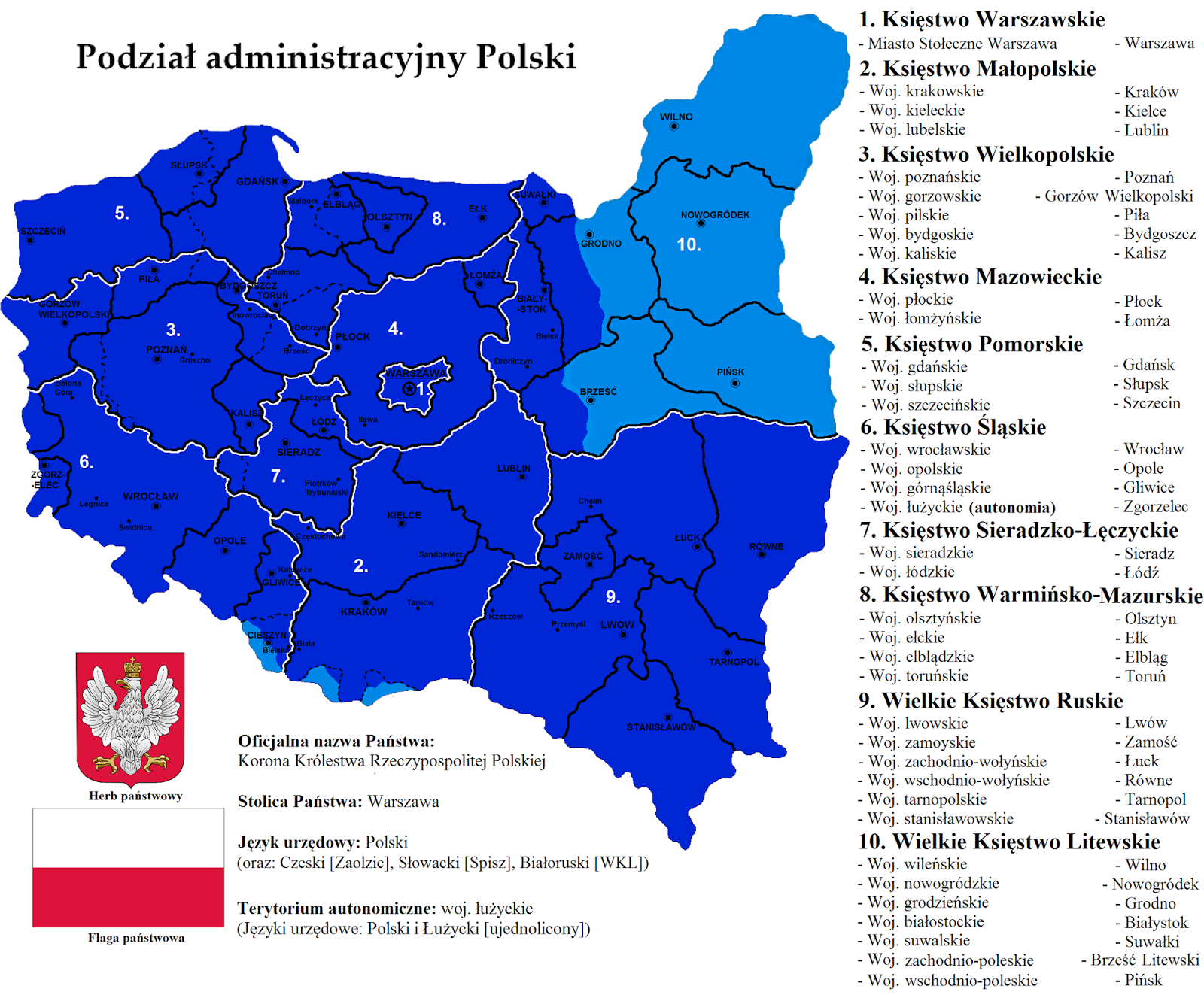 Zmiana Nazwy Królestwa Polskiego Na Kraj Przywiślański Została Dokonana FRONT REX: Tak będzie wyglądał nowy podział administracyjny wolnej