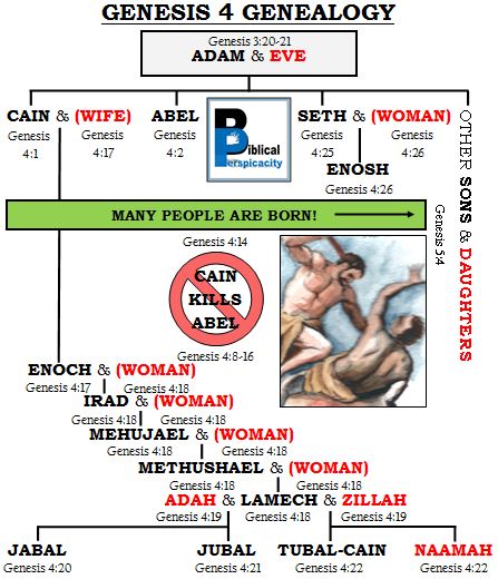 Biblical Perspicacity: Genesis 4 Genealogy Chart