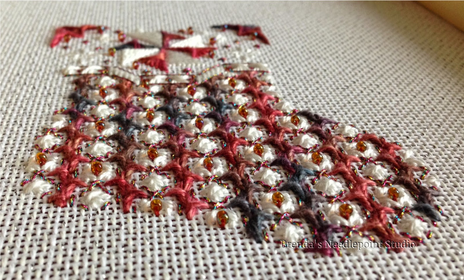 Fabric pinwheel christmas ornaments