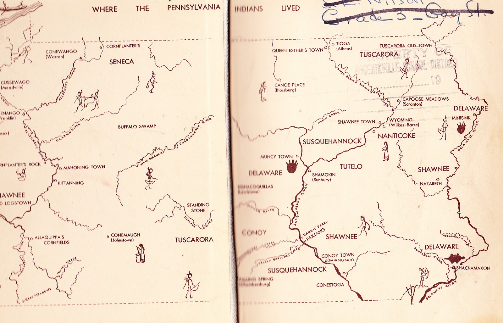 the marlowe bookshelf: Indians of Pennsylvania