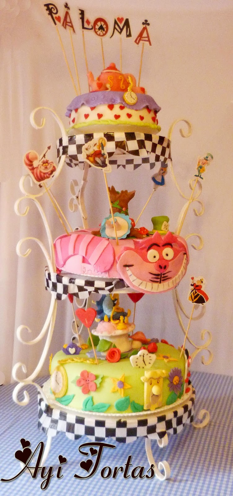 Las Creaciones de doña Castora: Fiesta de Cumpleaños "Alicia en el país