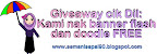 giveaway cik dil: kami nak banner flash dan doodle free