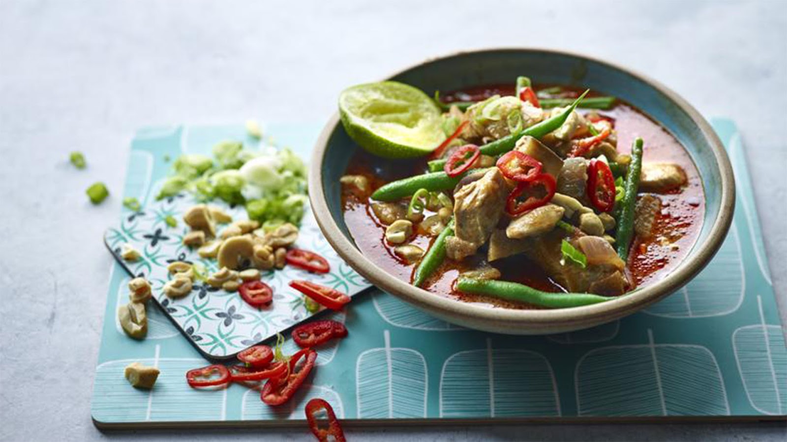 Cooking Recipes Chicken and aubergine massaman curry