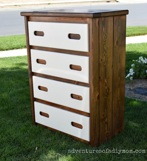 Two Tone Dresser Makeover Adventures of a DIY Mom