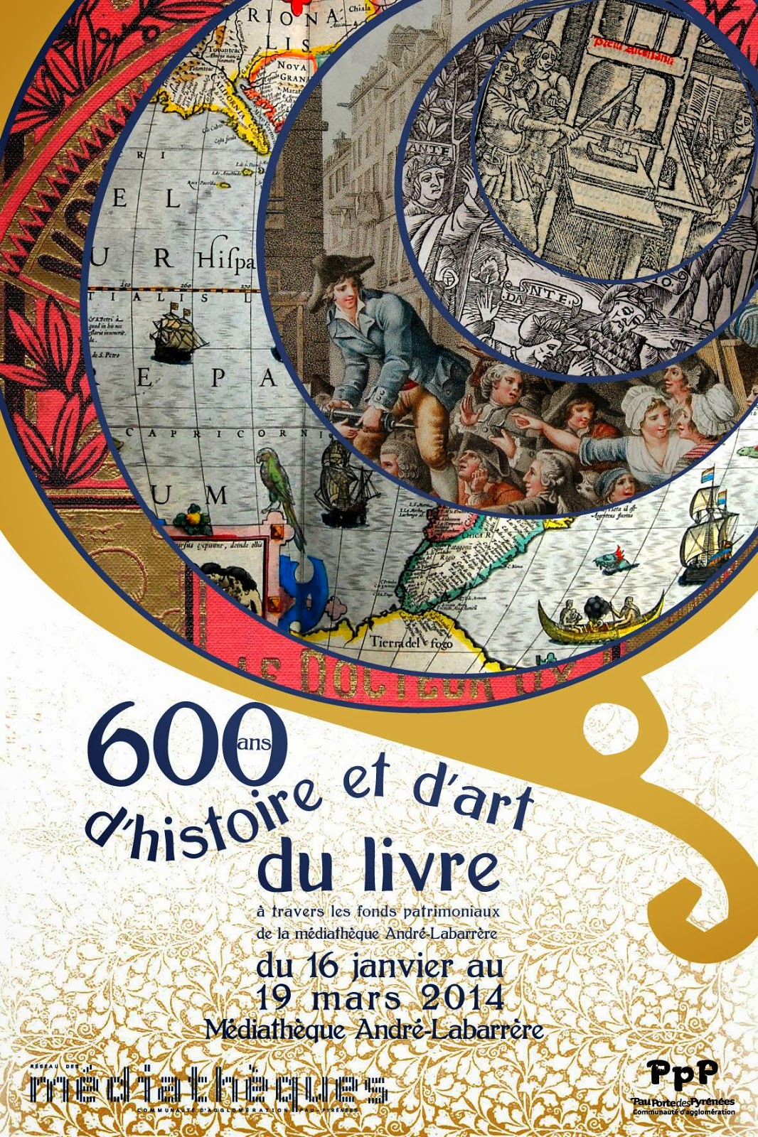 exposition 600 ans d’histoire et d’art du livre à Pau
