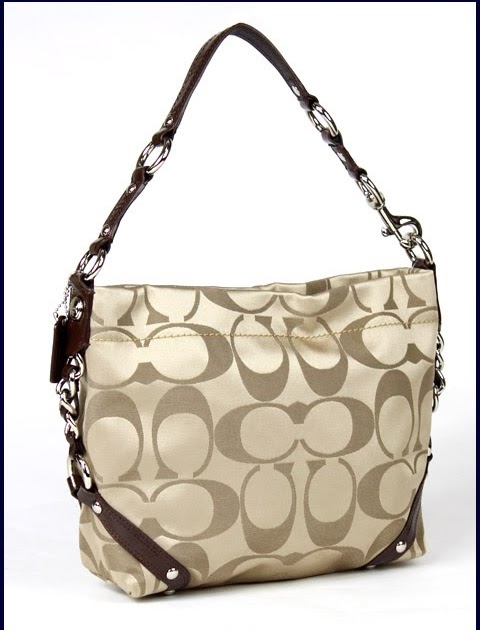 GreenApple4sale: Authentic Branded Bags: Coach Signature Sateen Carly 15250