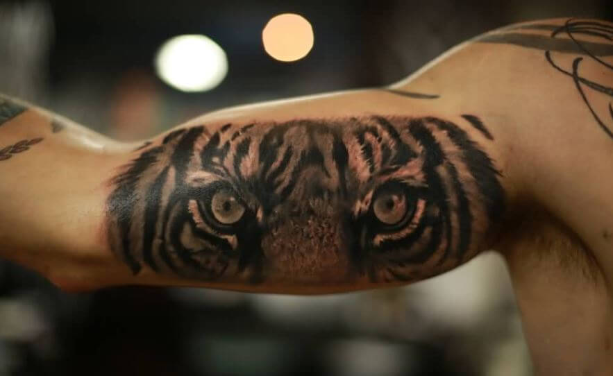 120+ Cool Inner Bicep Tattoos For Guys (2019) - Words, Quotes, Designs