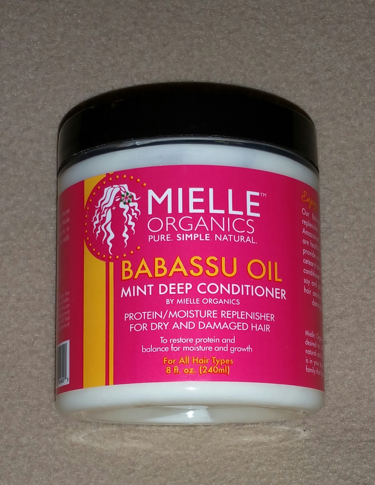 Beauty and More by Pilar Mielle Organics Babassu Oil Conditioning SulfateFree Shampoo and