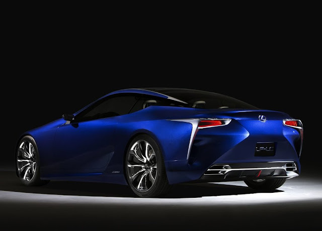Lexus LF-LC Blue Concept perfil traseiro