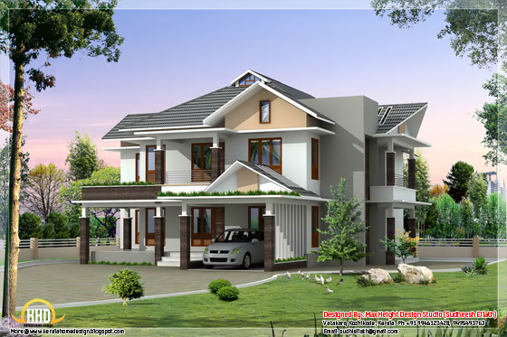 ultra modern house elevation