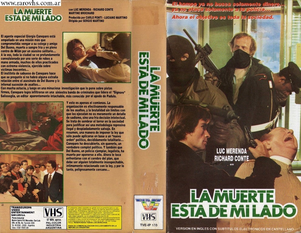 La muerte está de mi lado / Milán tiembla, la policía pide justicia (1973) Sergio Martino