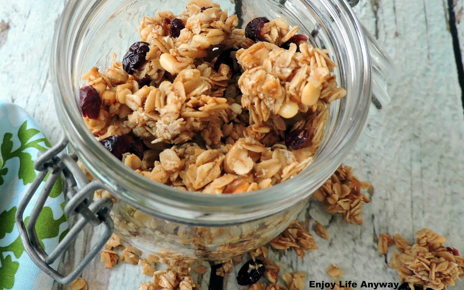 Enjoy Life Anyway Clumpy Chunky Basic Granola Recipe