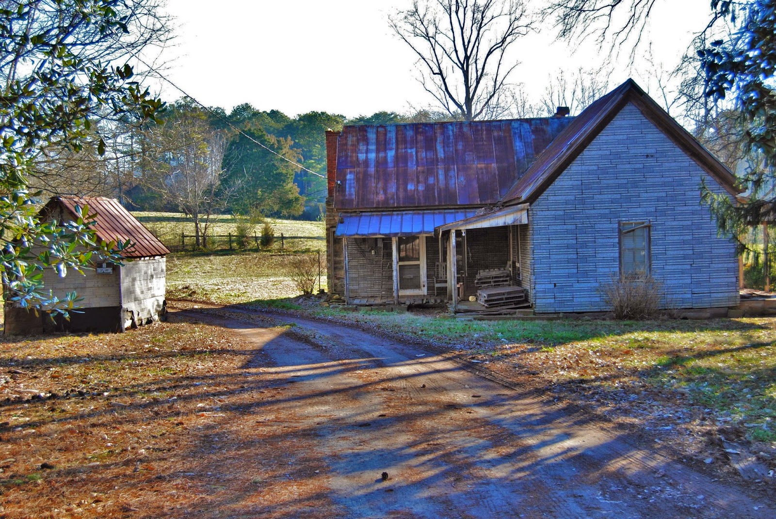 Remnants of Southern Architecture Wallace Farmhouse, c. 1900, Dawson