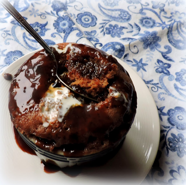 Sticky Toffee Pudding Cake for One