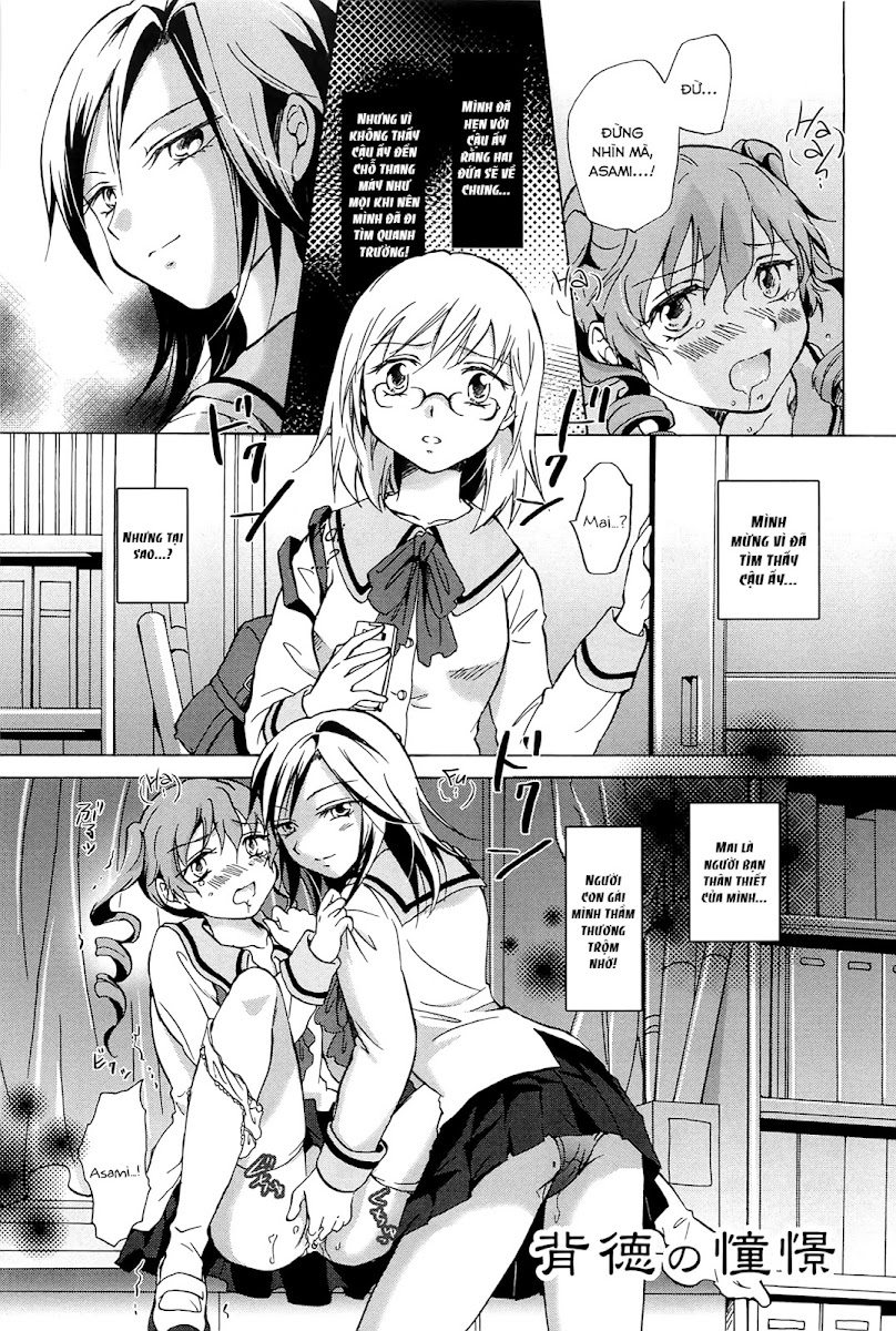 HentaiVN.net - Ảnh 2 - Tuyển tập Yuri Oneshot - Chap 99: Haitoku No Doukei