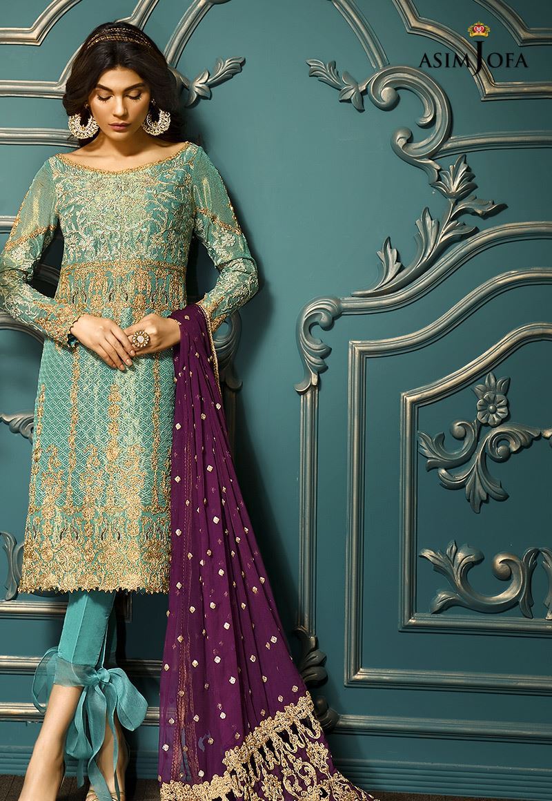 Asim Jofa MYSORIE LIMITED EDITION 2017 AJM3 with model Amna Babar