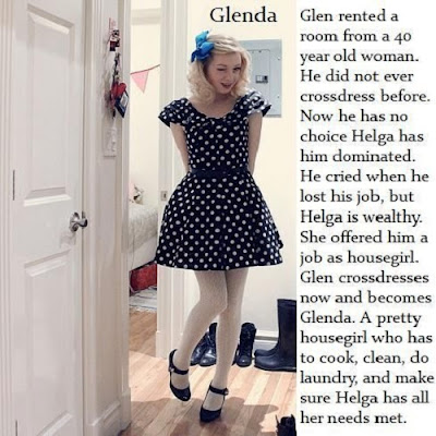 Forced to be Glenda Sissy TG Caption - Hard TG Captions - Crossdressing and Sissy Tales and Captioned images