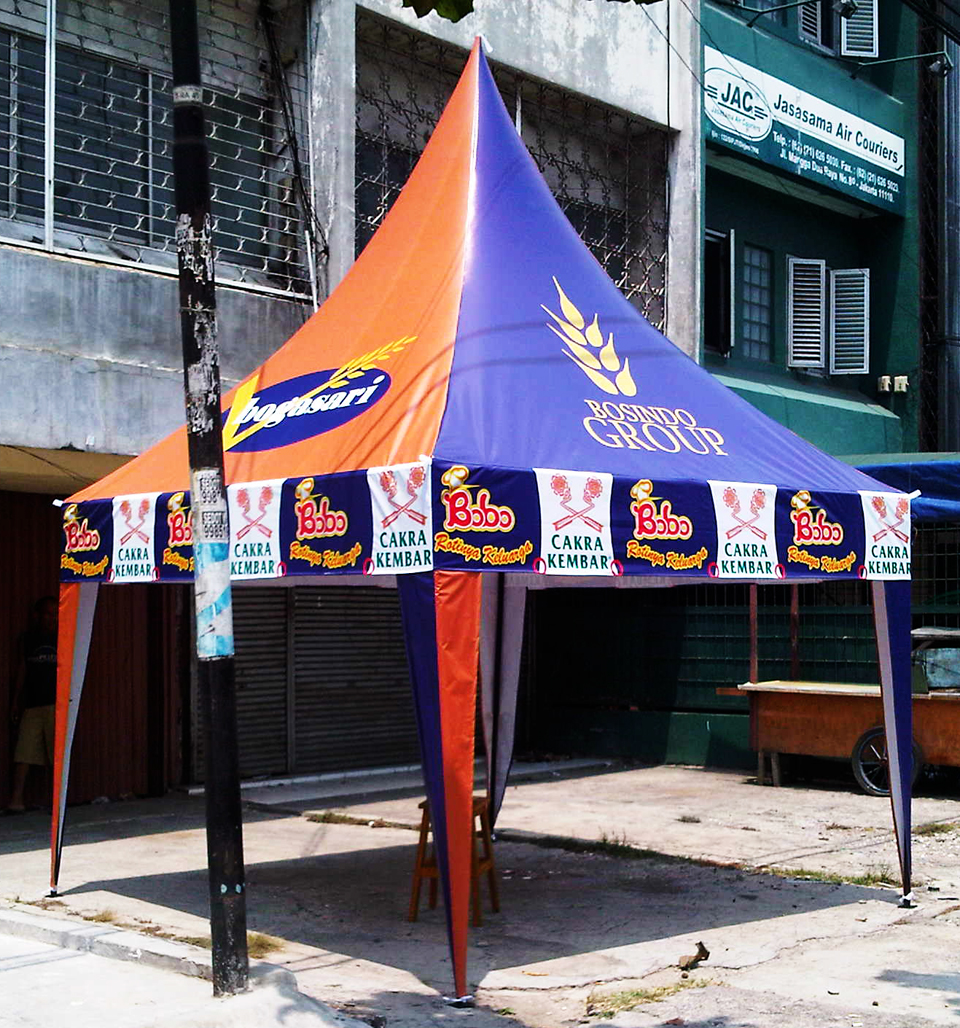 Tenda Kerucut untuk keperluan promosi