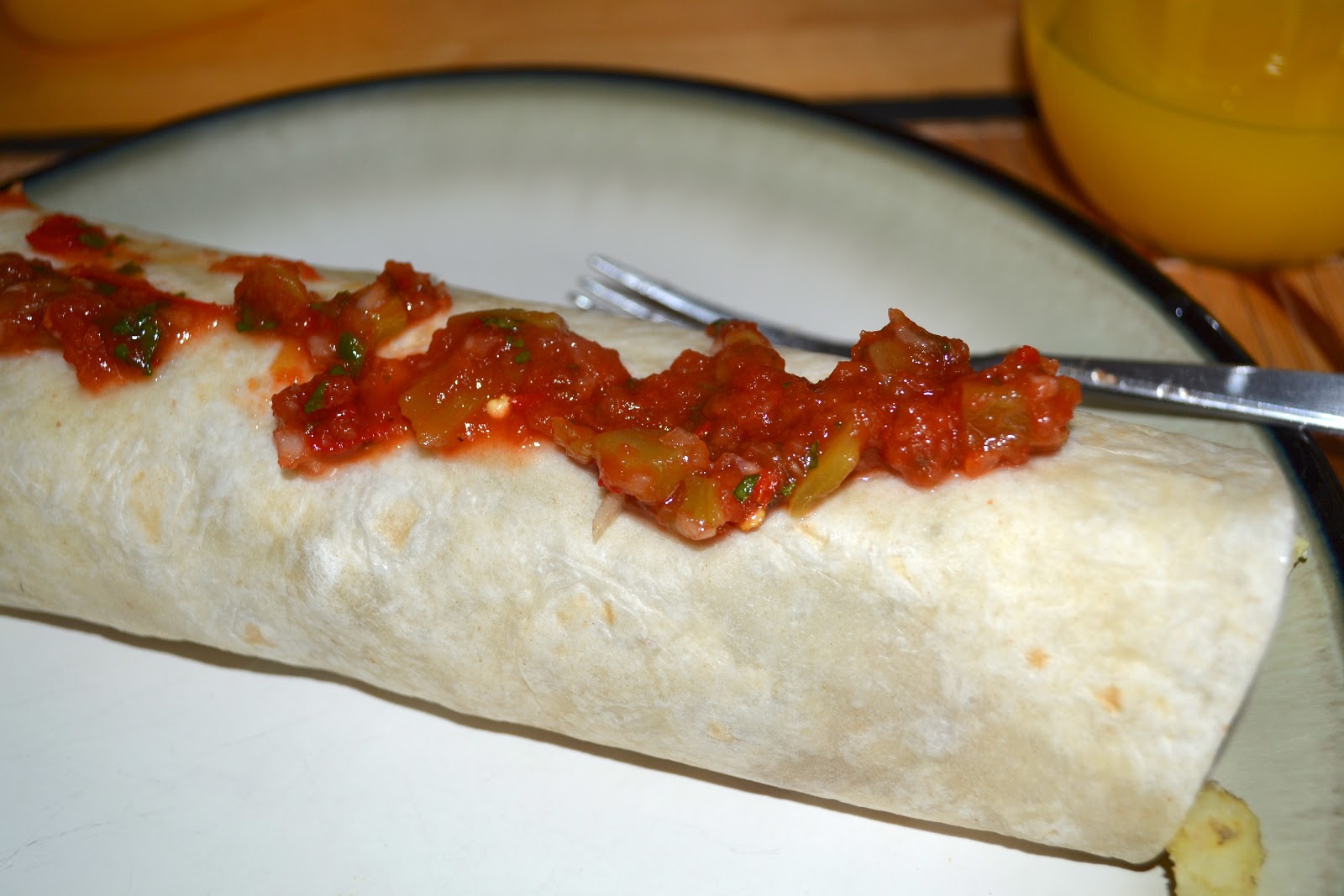 It's Always Sunny in My Kitchen Turkey Sausage Breakfast Burrito