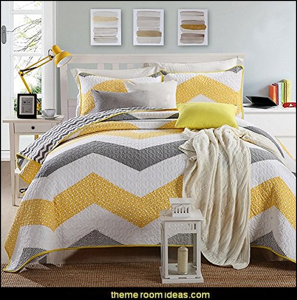 Decorating theme bedrooms Maries Manor zig zag bedroom decorating