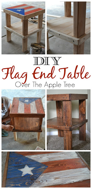 DIY Flag Table >> Over The Apple Tree