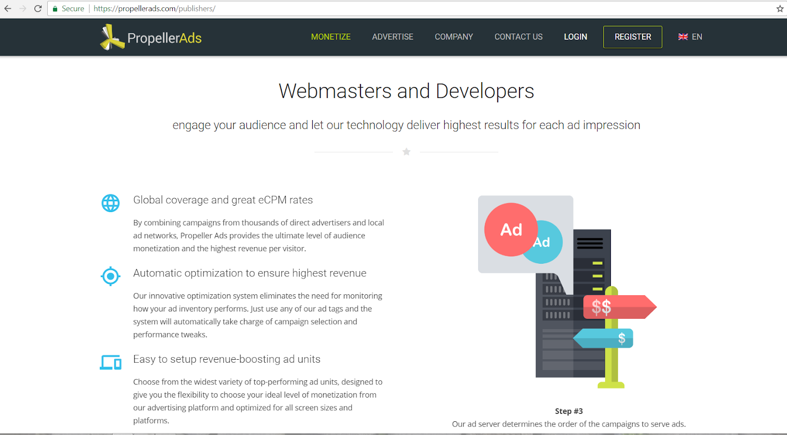 adsense and propeller ads