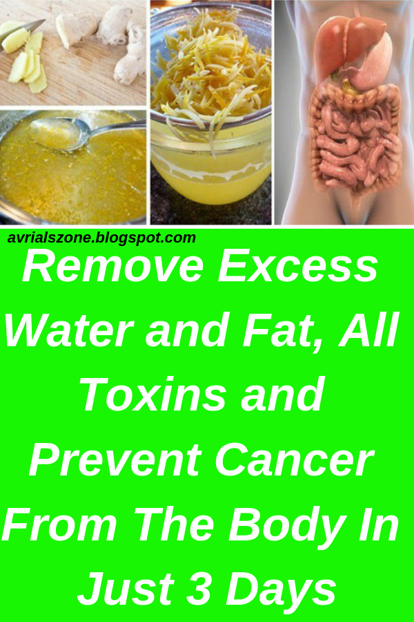 Healthy Beauty and Diet Remove Excess Water and Fat, All Toxins and