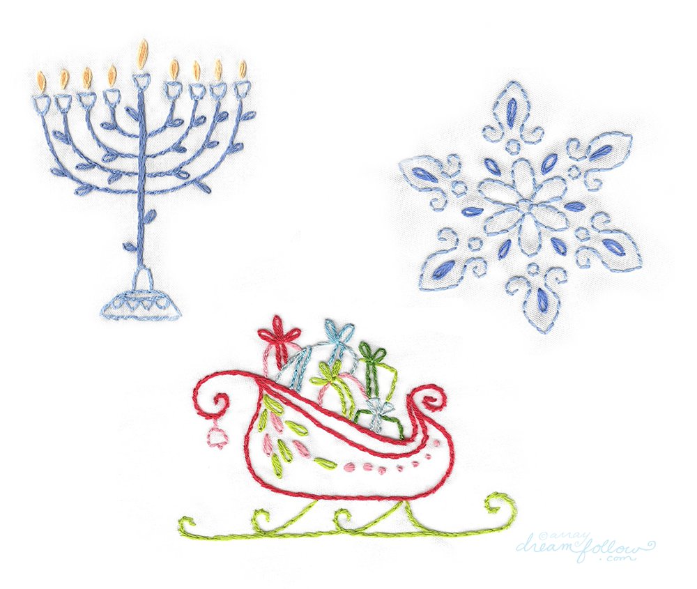 Little dear tracks free holiday embroidery patterns Little dear tracks free holiday embroidery patterns