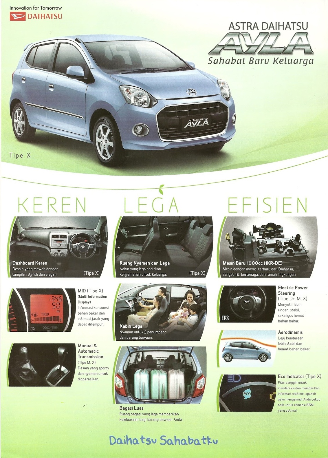 Brosur Daihatsu Ayla Brosur Daihatsu Ayla