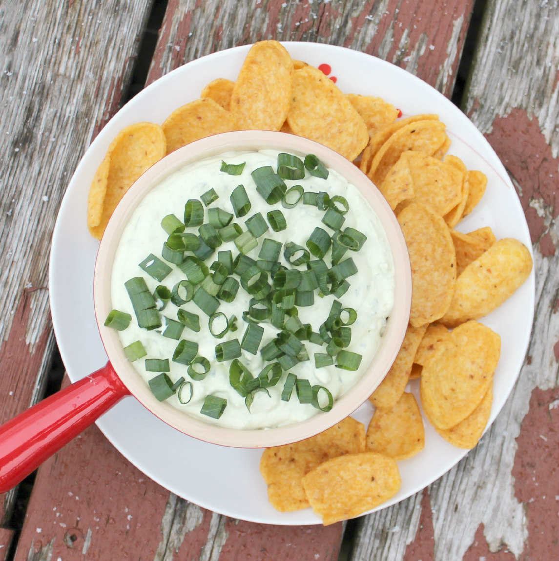 Green Onion Spread Cheese Curd In Paradise