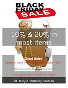 Black Friday Deals at the Canteen! Posted by ST. Mary's Seminary Canteen at .